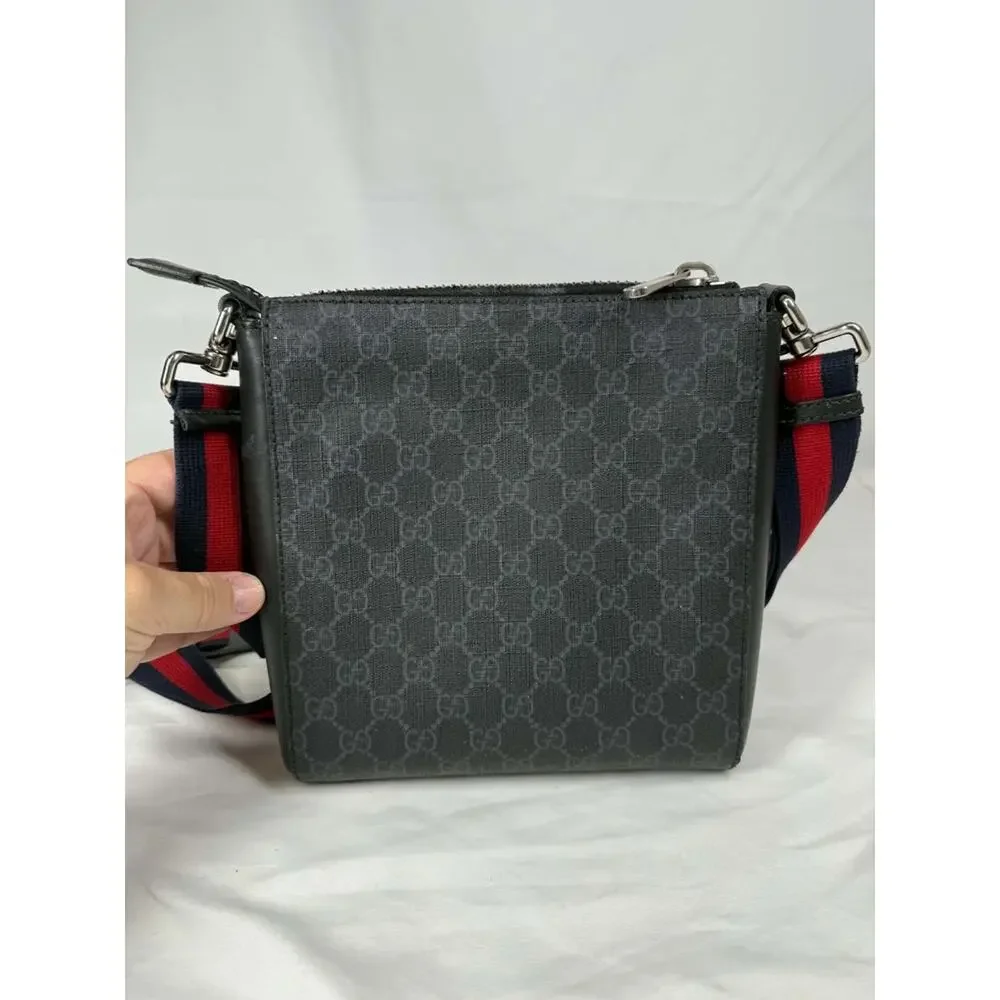 GUCCI Small Messenger Shoulder Bag 523599 GG Supreme Sherry Line SPB-TS 368132